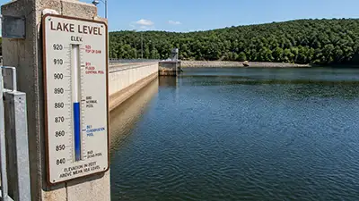 Lake Levels at Stockton Lake